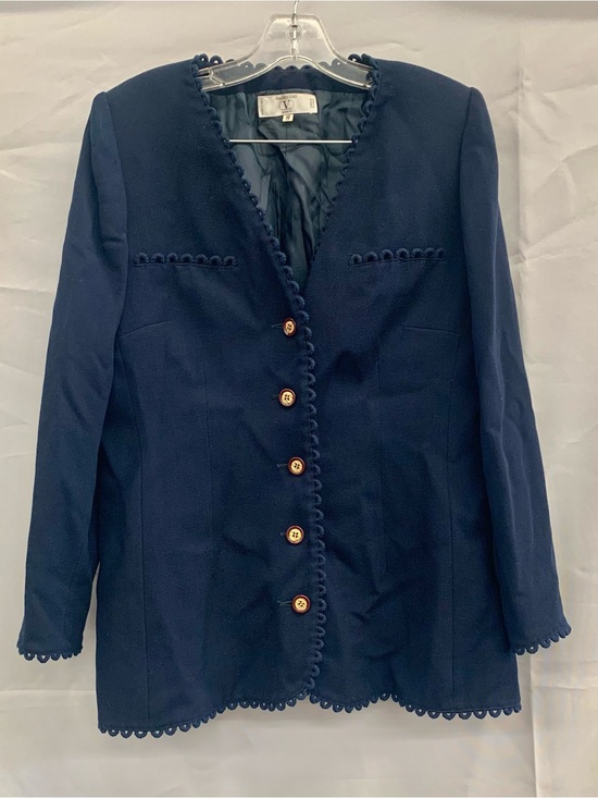 Valentino Jackets & Blazers - Valentino, Navy Blue Blazer suit 1990s